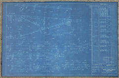 Original 1939 Crosley Field Blueprint
