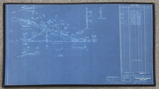 Original 1939 Crosley Field Blueprint