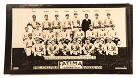 1913 Fatima T200 Philadelphia American Team Card