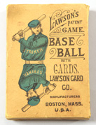 Rare 1884 Lawson's Base Ball Card Game in Original Box