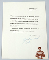 Muhammed Ali Autographed Letter