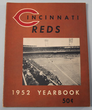 1952 Cincinnati Reds Yearbook