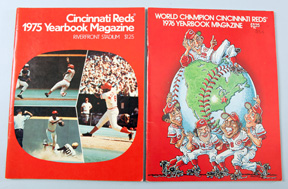 1975 & 1976 Cincinnati Reds Yearbooks