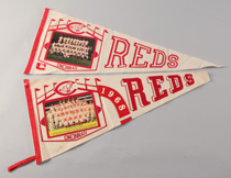 1968 & 1970 Cincinnati Reds Photo Pennants