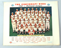 1961 Cincinnati Reds Sohio Photo