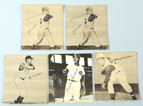 Four 1958 Kahns Cincinnati Reds cards