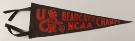 1962 Cincinnati Bearcats Pennant