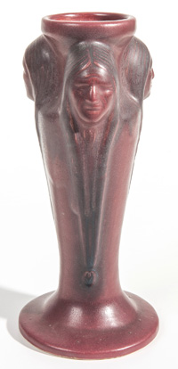 Van Briggle Indian Head Vase