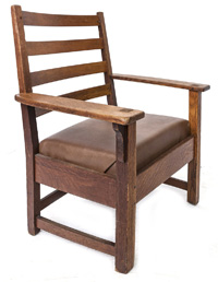 Limbert Oak Arm Chair