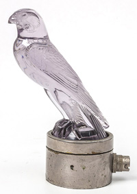 R. Lalique Falcon Mascot Hood Ornament