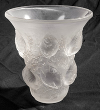 R. Lalique "Saint Francois" Frosted Vase