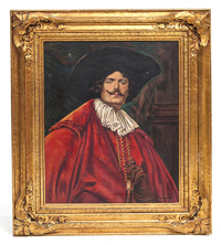 Oil on Canvas of Cavalier