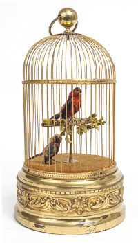 Double Bird Musical Bird Cage