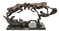 Fighting Mountain Rams Bronze