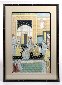 India Mughal Watercolor