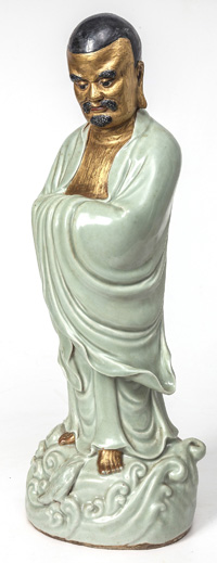 Chinese Celadon Porcelain Figure