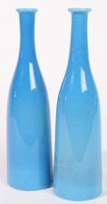 PR. OF EARLY BLUE CLAMBROTH BOTTLES
