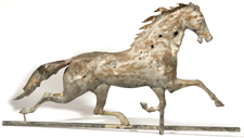 FULL BODIED COPPER HORSE WEATHERVANE