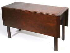 PERIOD CHIPPENDALE SWING LEG TABLE