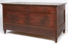 19TH CENTURY PAINT DECORATED BLANKET CHEST