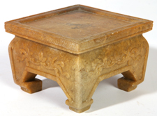 CHINESE CARVED HARDSTONE STAND