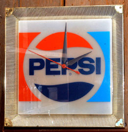 PEPSI-COLA CLOCK