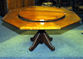 EARLY CHERRY LAZY SUSAN TABLE