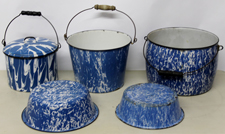 Blue & White Graniteware