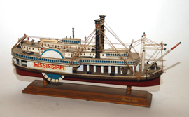 Paddle Wheel Boat Model