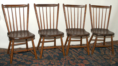 Set of 4 Early Chairs