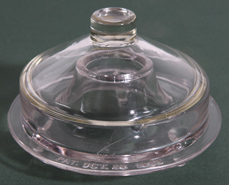 VICTORIAN GLASS LIDDED FLY TRAP