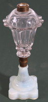 EARLY FLUID LAMPS WITH OPALESCENT BASE