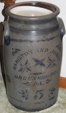 Hamilton & Jones Stoneware Jar