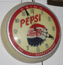 1950's Pepsi Clock