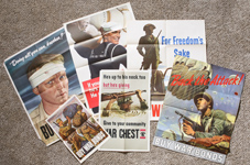 SIX WWII POSTERS