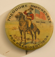 1904 TEDDY ROOSEVELT CAMPAIGN PINBACK