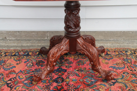 CARVING ON BASE OF TABLE