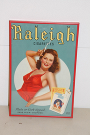 RALEIGH CIGARETTE SIGN