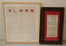 EARLY SAMPLING OF STITCHING