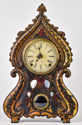 J.C. Brown Cast Iron Shelf Clock