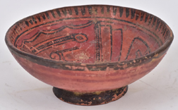 Pre Columbian Sitio Conti Polychrome Pottery Jar