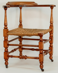 Queen Anne Country Corner Chair