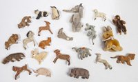 LOT OF SMALL MAX CARL TOY ANIMALS