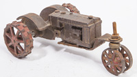 EARLY CAST IRON CASE TRACTOR