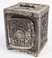 CAST IRON COIN DEPOSIT SAFE BANK