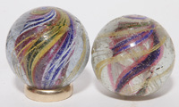 TWO DIVIDED CORE MARBLES