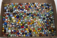 LARGE LOT OF UNSEARCHED MACHINE MADE MARBLES