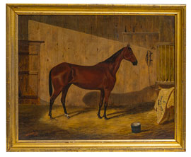 ace Horse Painting by W.F. Chadwick