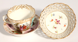 Two Pieces Meissen Porcelain