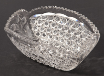 Cut Glass Retangular Bowl